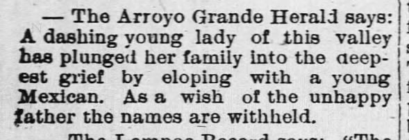 Clipping from The Santa Maria Times